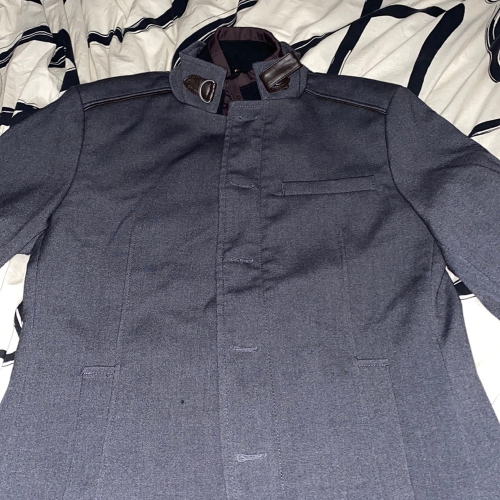 Zara mock neck collar jacket